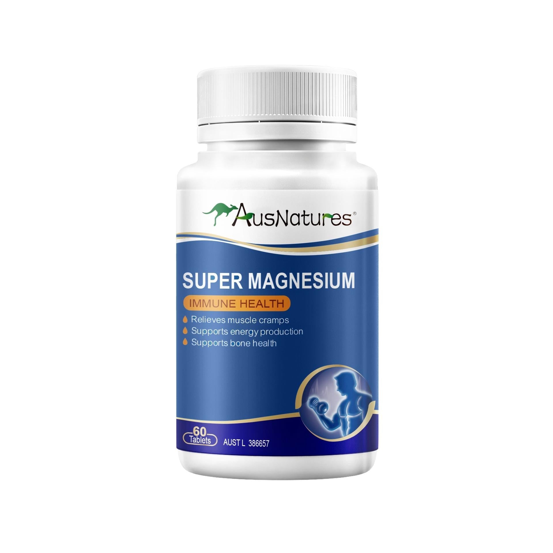 AusNatures® Super Magnesium - 60 Tablets
