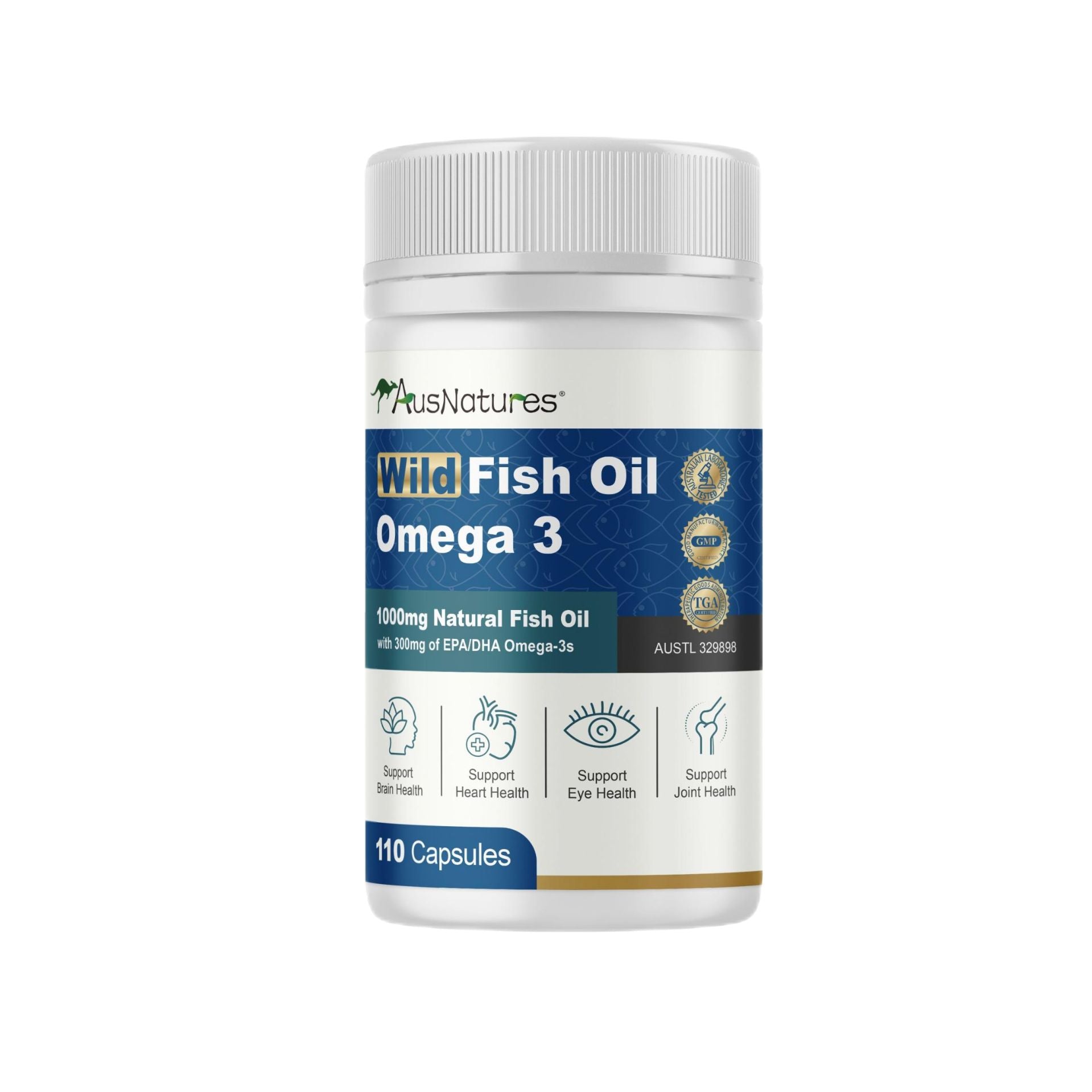 AusNatures® Wild Fish Oil - 110 Capsules