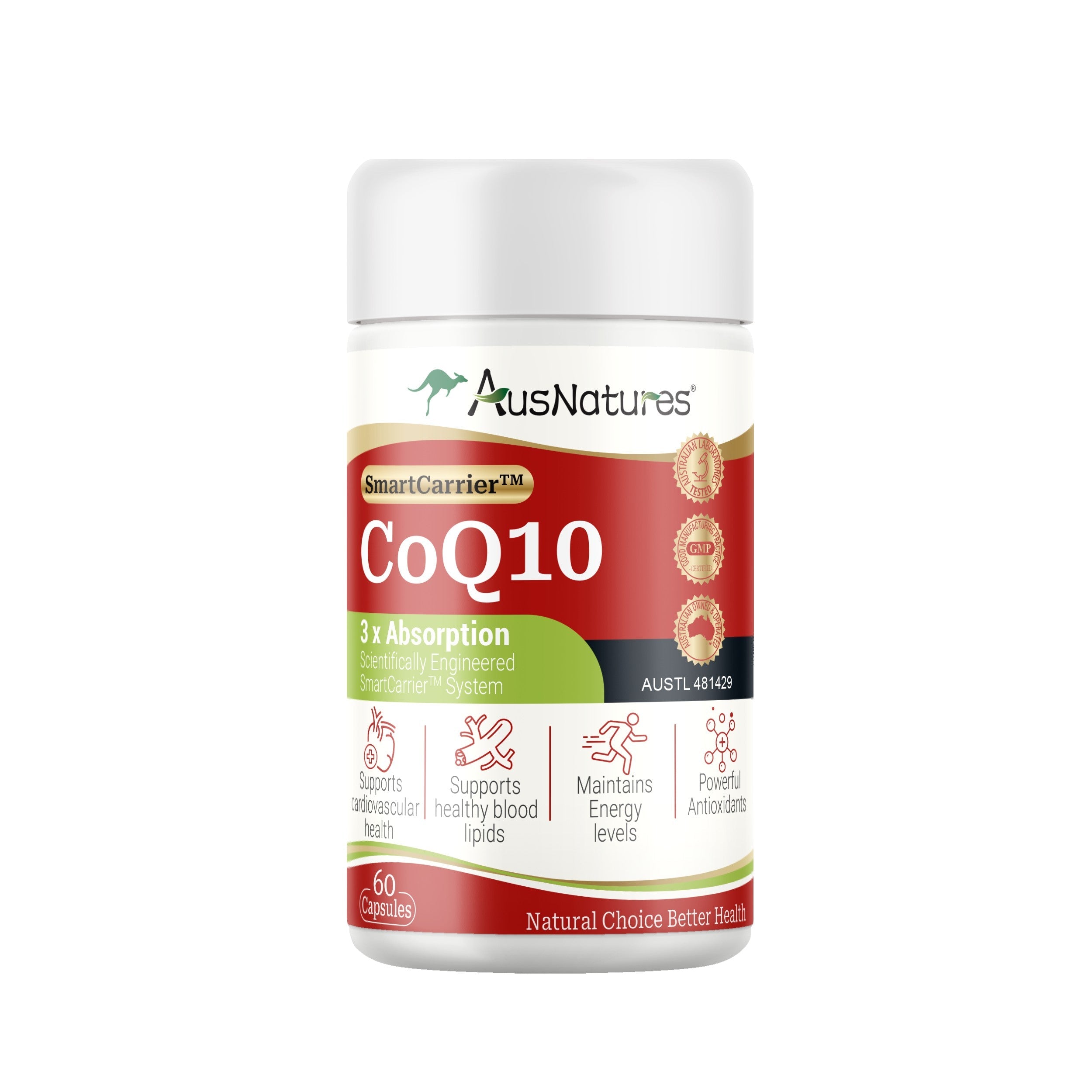AusNatures® AusNatures CoQ10 - 60 Capsules